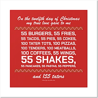 I Think You Should Love This 12 Days of Christmas Posters and Art